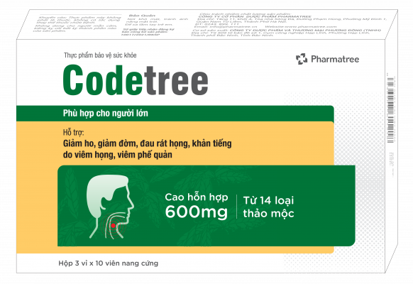 Codetree được điều chế từ 14 loại thảo mộc