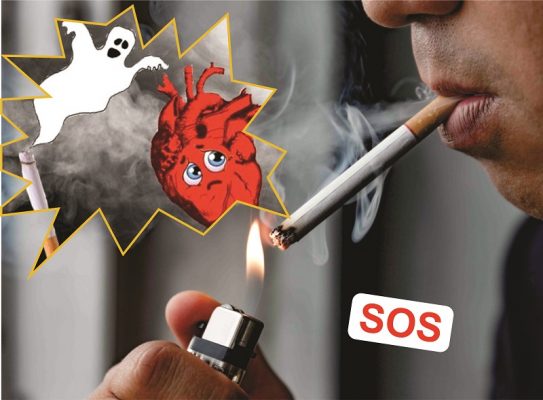 Các nguy cơ bất lợi với tim mạch do hút thuốc lá